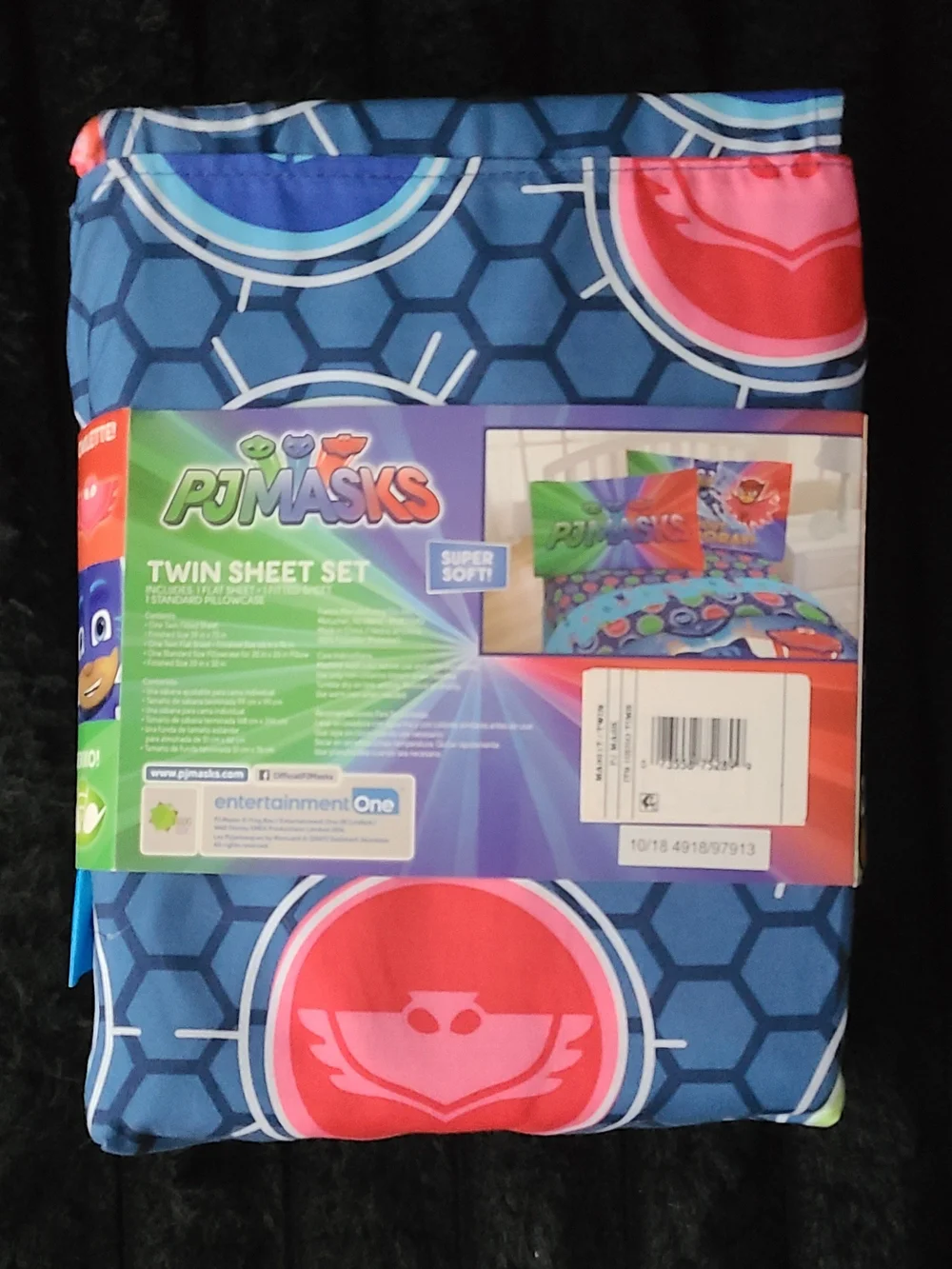 PJ Masks On PJ Masks Our Way Children's Twin Sheet Set - Blue, Green, Red